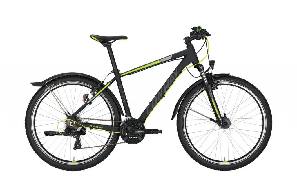 fahrrad conway mc 327 green black